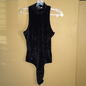 Velvet bodysuit
